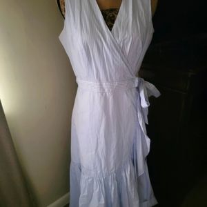 Sailor, ruffled apron dress! Super cute!